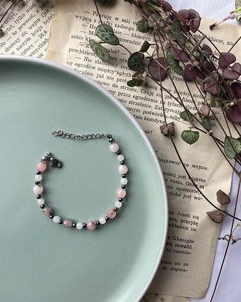 Bransoletka kamienie półszlachetne, Panji Handmade