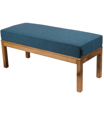 Ławka Dębowa Loft Tapicerowana model  LPG-2007, EMRA WOOD DESIGN