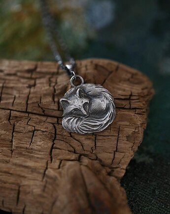 Wisior z lisem ze srebra próby 925, Cztery Humory