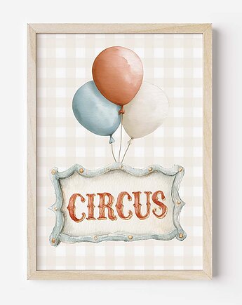 Plakat Na Ścianę Dla Dzieci Bajkowy Cyrk nr. 20, Dekoracjan