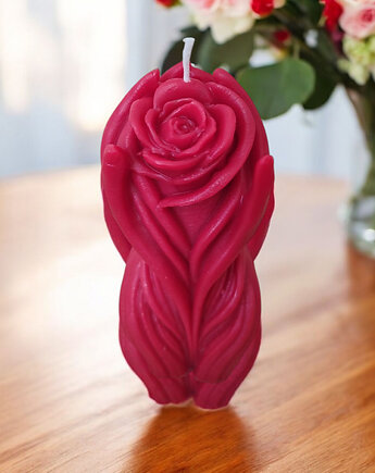 Świeca KOBIECA NAMIĘTNOŚĆ z wosku pszczelego, KEIT