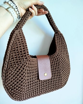 Torba EWA (mleczna czekolada / stare złoto), WOO(L)OVE