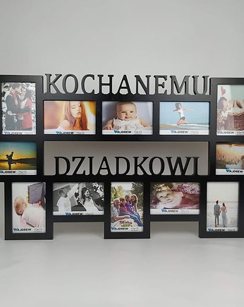 Multirama ramka na zdjęcia z napisem  Kochanemu Dziadkowi mdf 12 zdjęć, Wajdrew