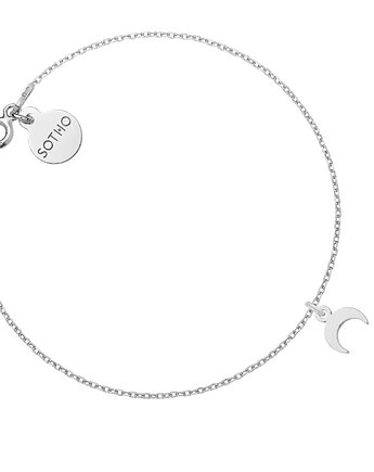Srebrna bransoletka z małym księżycem, SOTHO