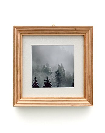 Skośna ramka ze sklejki - minimalistyczna ramka drewniana na zdjęcie, LittlFrameShop