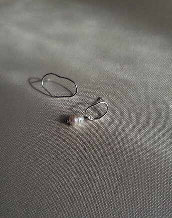 Kolczyki Pearl Drop, CZARNECKA