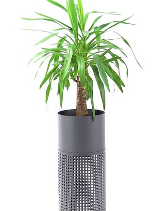 Kwietnik Metalowy RETE 59cm Szary, JAKPOLDESIGN
