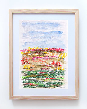 ORYGINAŁ - PEJZAŻ NO.8 - 15 cm x 21 cm, Gosia Sendlewska