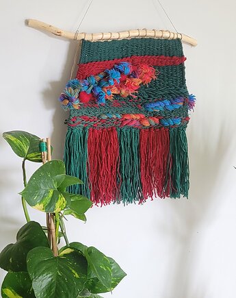 Tkanina "ogień i las", Woven Wonders Studio