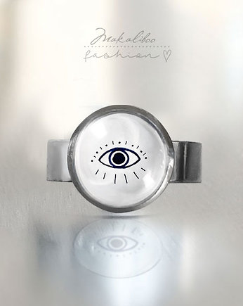 Pierścionek Eye - Mini simple ring, Makaliboo