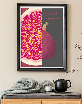 Figa - plakat 50x70 cm fine art, giclee, minimalmill