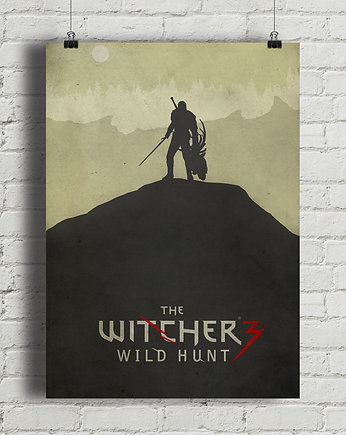 Plakat Wiedźmin - The Witcher, minimalmill