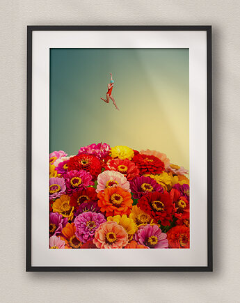 Plakat Wiosna - Kolaż Fine Art - Dekoracja Ścienna Do Salonu, DAPIDOKA