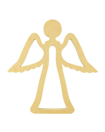 Anioł świąteczny MDF 20 cm, Decorify