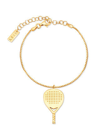 Pozłacana damska bransoletka padel X3, Leis