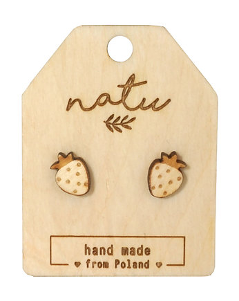 Kolczyki TRUSKAWKI, Natu Artwork