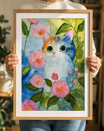 Kot. Print 60x90cm, Malgorzata Domanska