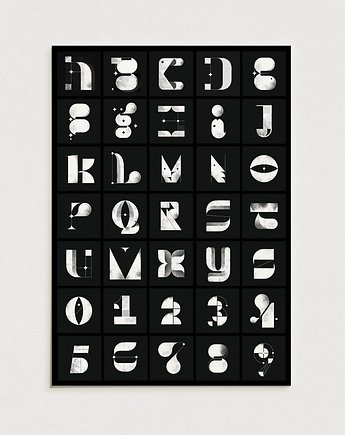 Plakat Typo / Oryginalna grafika / poster print, Alina Rybacka