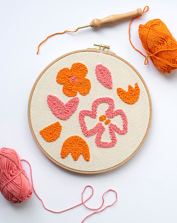 Zestaw do punch needle Bloom Flowers, holi craft