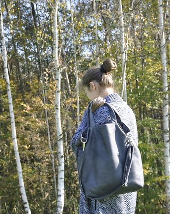 Torba hobo XXL - grafit, PRACOWNIA 166
