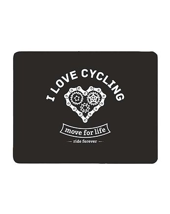 Podkładka pod mysz. i love cycling, studioixi