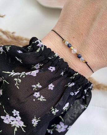 Bransoletka znaki zodiaku WAGA, Szmaragdowa Polana