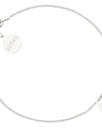 Srebrna bransoletka z malutkim serduszkiem, SOTHO