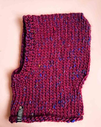 JEDWAB MERINO balaclava kapturek