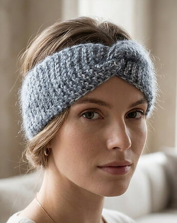 Opaska moherowa szara, OTULIBABKI