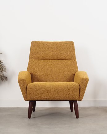 Fotel tekowy, duński design, lata 70, produkcja: Dania, Przetwory design