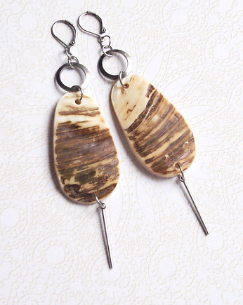 S A L E : UNIKATOWE kolczyki : muszla : muszla04, kaktusia