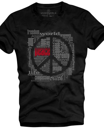 T-shirt męski UNDERWORLD Peace, UNDERWORLD