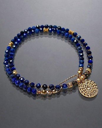 Lapis lazuli vol. 21 /choker/ 03.02.26 - Szlachetna kolekcja, KiKa pracownia