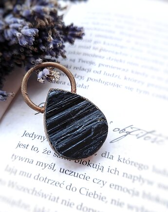 Turmalinowy Stróż wisior miedziany, Treemasters Copper Jewelry
