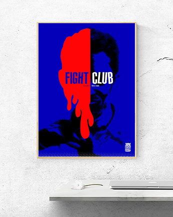 Plakat filmowy Fight Club, kasia piotrowicz