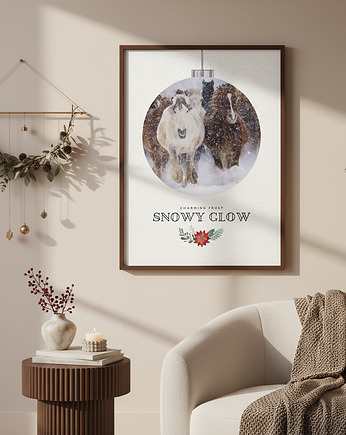 Plakat Snowy glow, Well Done Shop