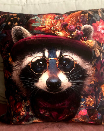 Poduszka ozdobna z eleganckim szopem, MOJAMAJA