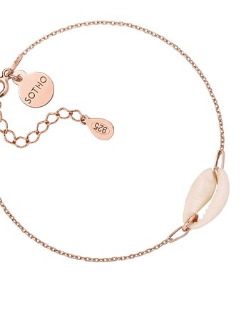 Bransoletka z różowego złota z muszelką, SOTHO