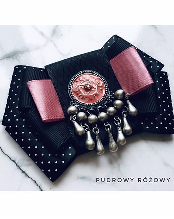 Brosza  w klimacie etnicznym NEW, Pudrowy Różowy