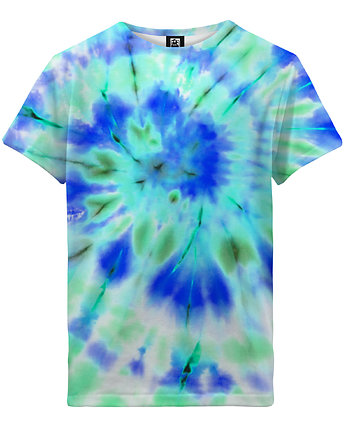 T-shirt Boy DR.CROW Tie Die Green, DrCrow