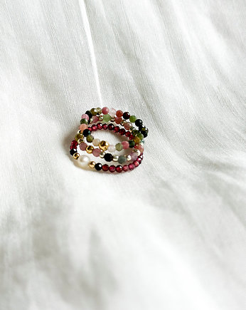 Zestaw pierścionków Pink Spring, ZAMIŁOWANIA - Elegancki prezent
