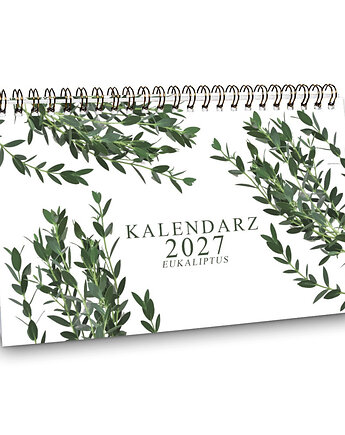 Kalendarz 2027 biurkowy EUKALIPTUS wolnostojący, Planerum