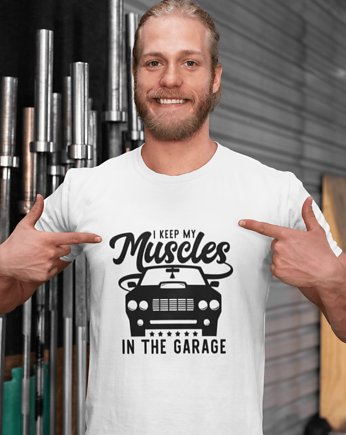 koszulka muscle car, EvienArt