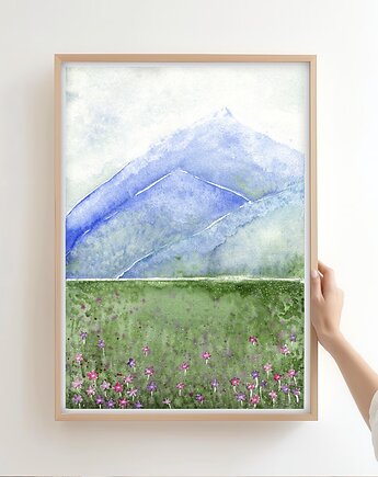 Oryginalna akwarela. Ptaki  A4, Malgorzata Domanska