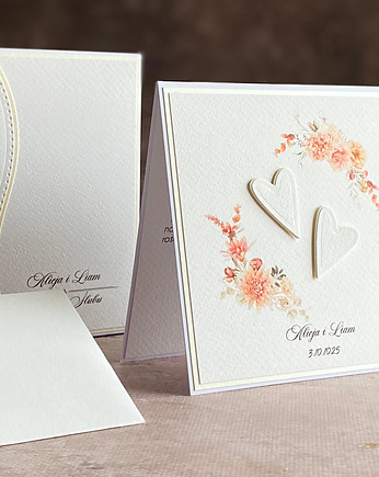 Kartka  ślubna z pudełkiem i kopertą, WA 51, Anna Art and Crafts