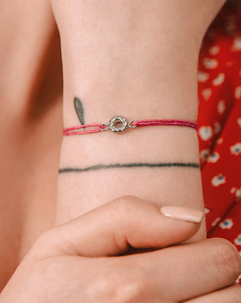 Obwarzanek bransoletka na sznureczku, Hetman Jewelry