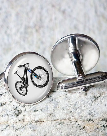 BIKE - SPINKI DO MANKIETÓW- unikat na prezent dla faceta, Chodelska Art Studio