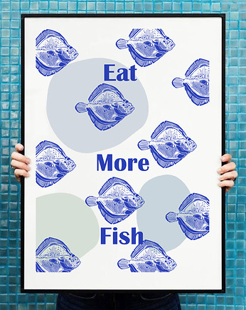 Plakat Jedz więcej ryb, Project 8