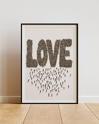 Plakat - Where is LOVE, Harry Monkey