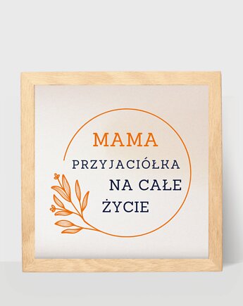 Plakat z napisem dla mamy, wzruszający prezent, DODUMU
